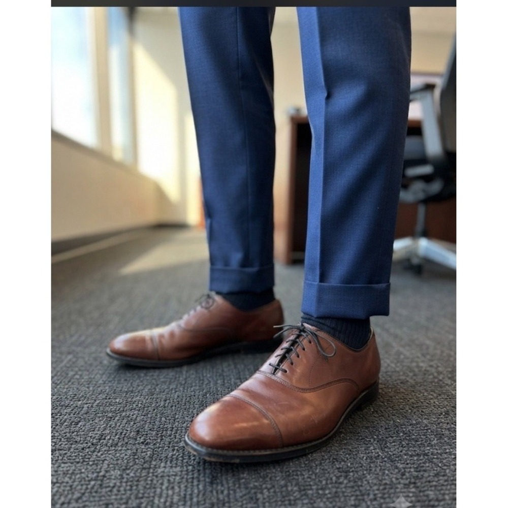 Allen Edmonds "PARK AVENUE" Derby Cap Toe Oxford Shoes Mens Sz 9D
